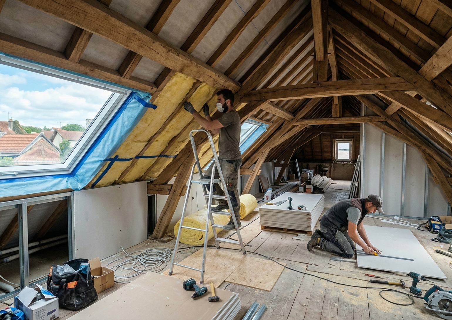 am&eacute;nagement combles Freneuse